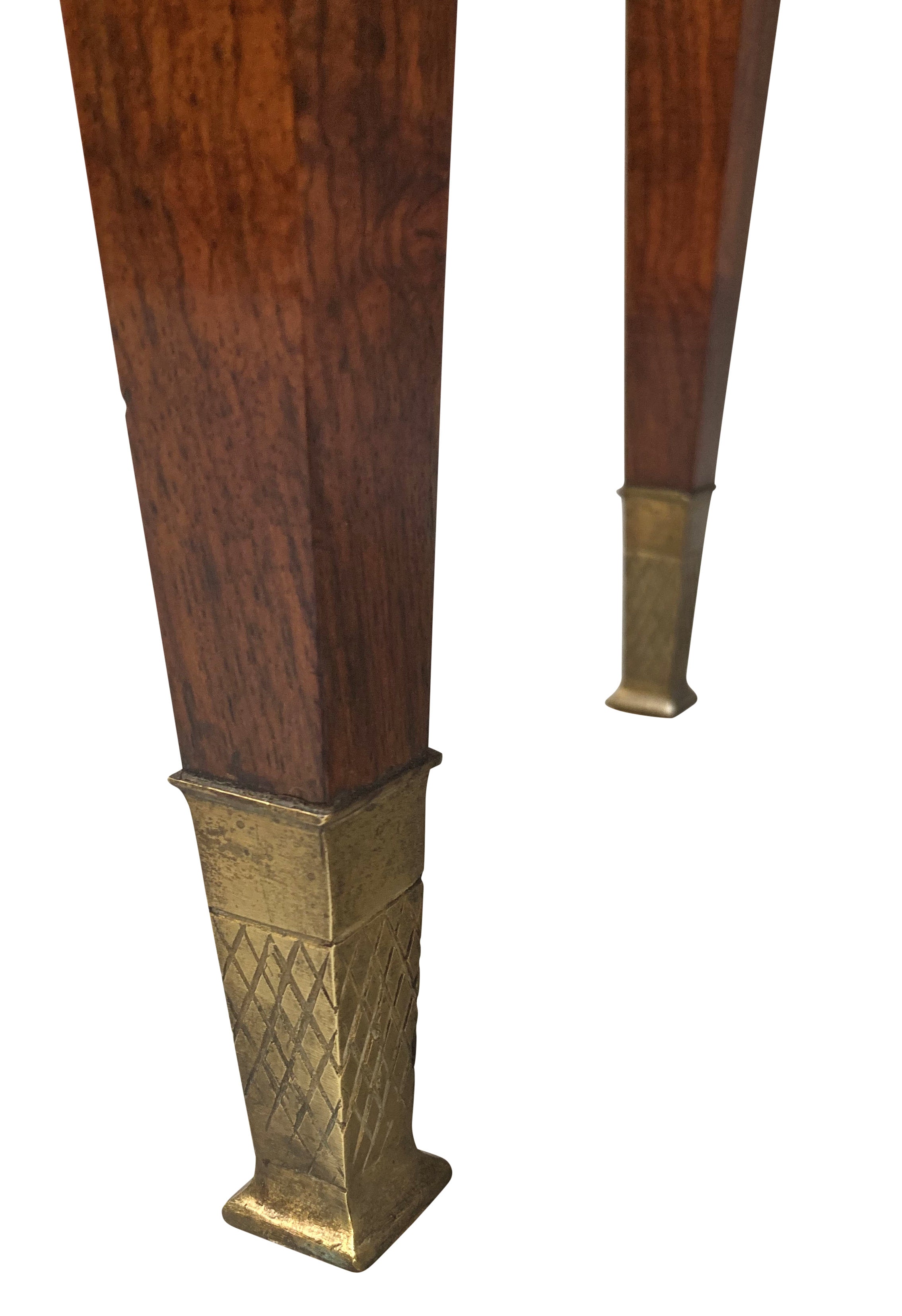 Pair of Paolo Buffa Night Stands with Marble Tops 