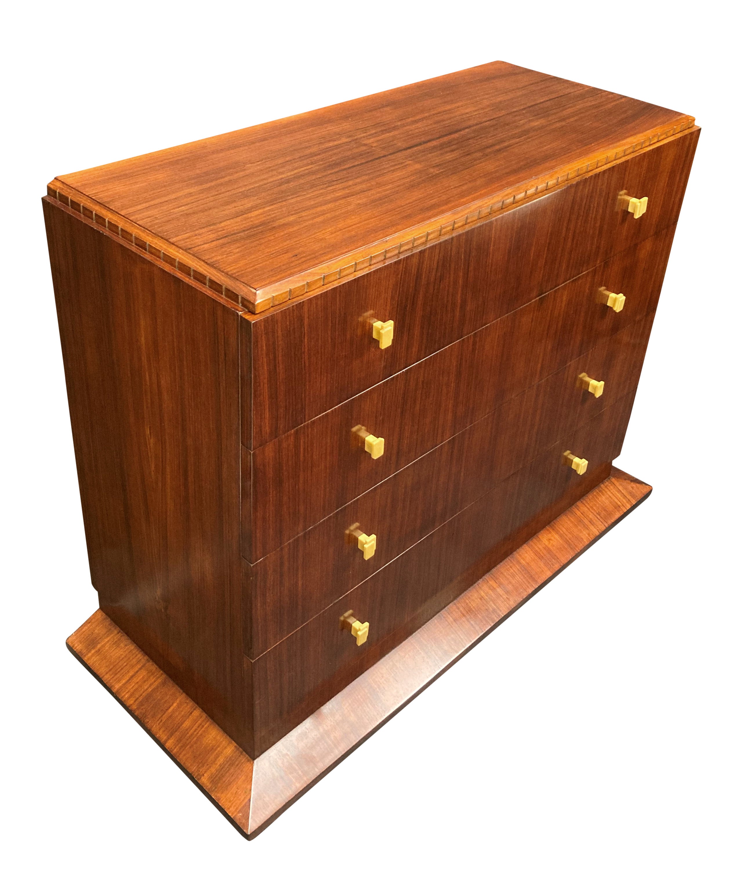 French Art Deco Commode in the Manner of Ruhlmann, c.1930