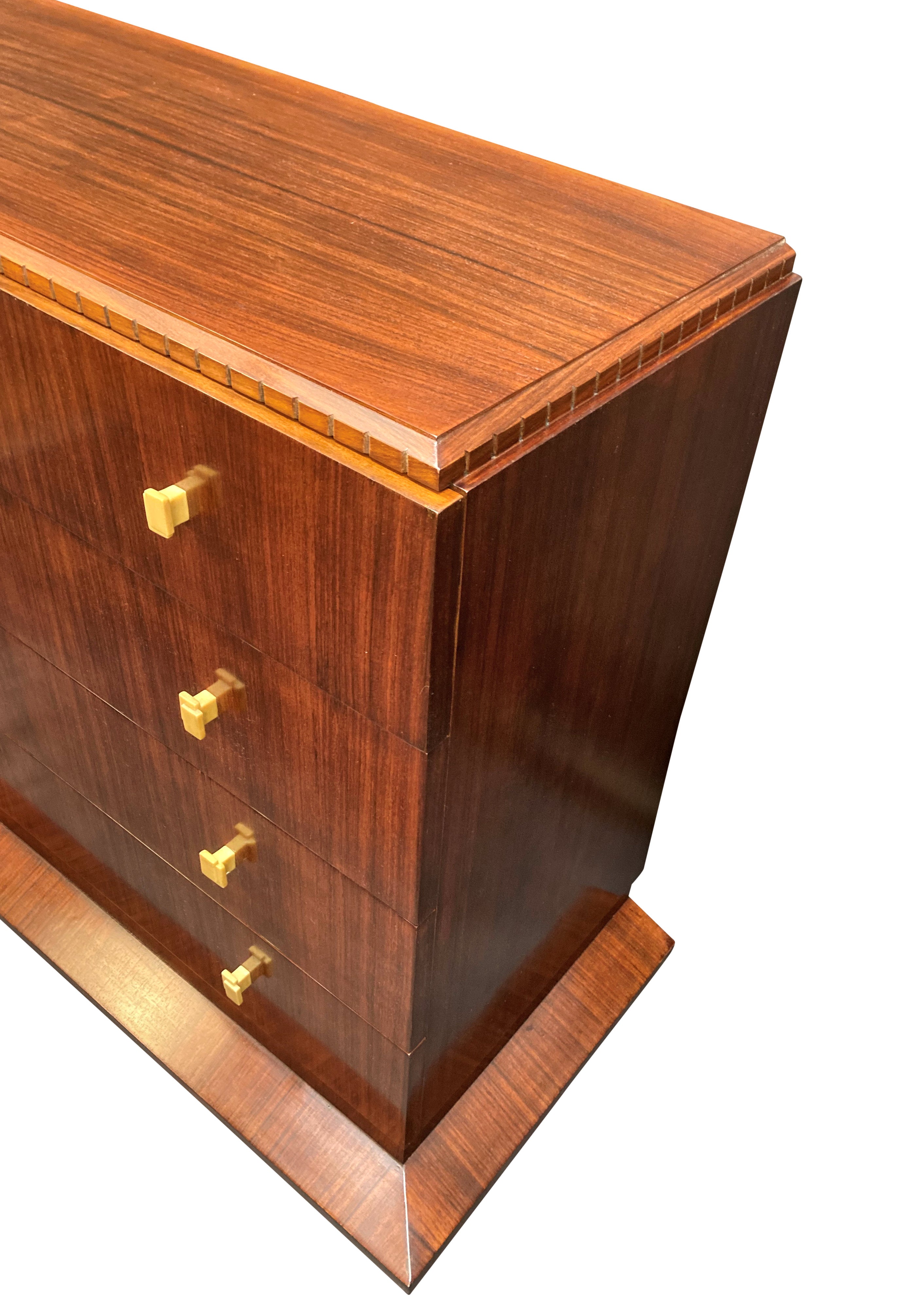 French Art Deco Commode in the Manner of Ruhlmann, c.1930