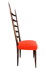 Pair of Paolo Buffa Ladder-Back Hall Chairs, 1940s Italian Design
