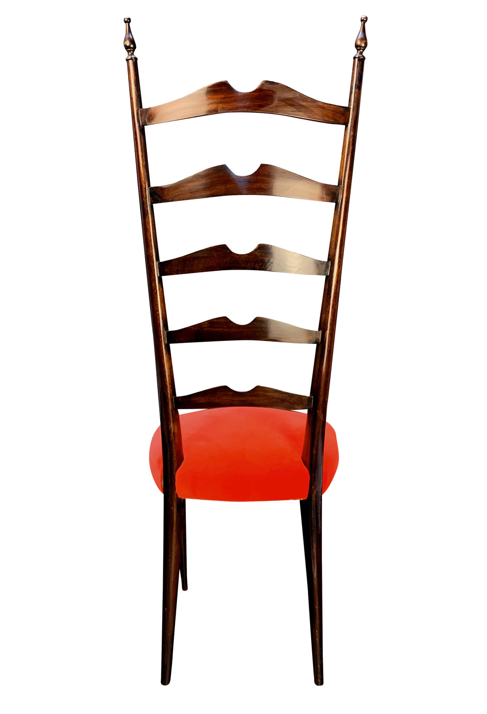 Pair of Paolo Buffa Ladder-Back Hall Chairs, 1940s Italian Design