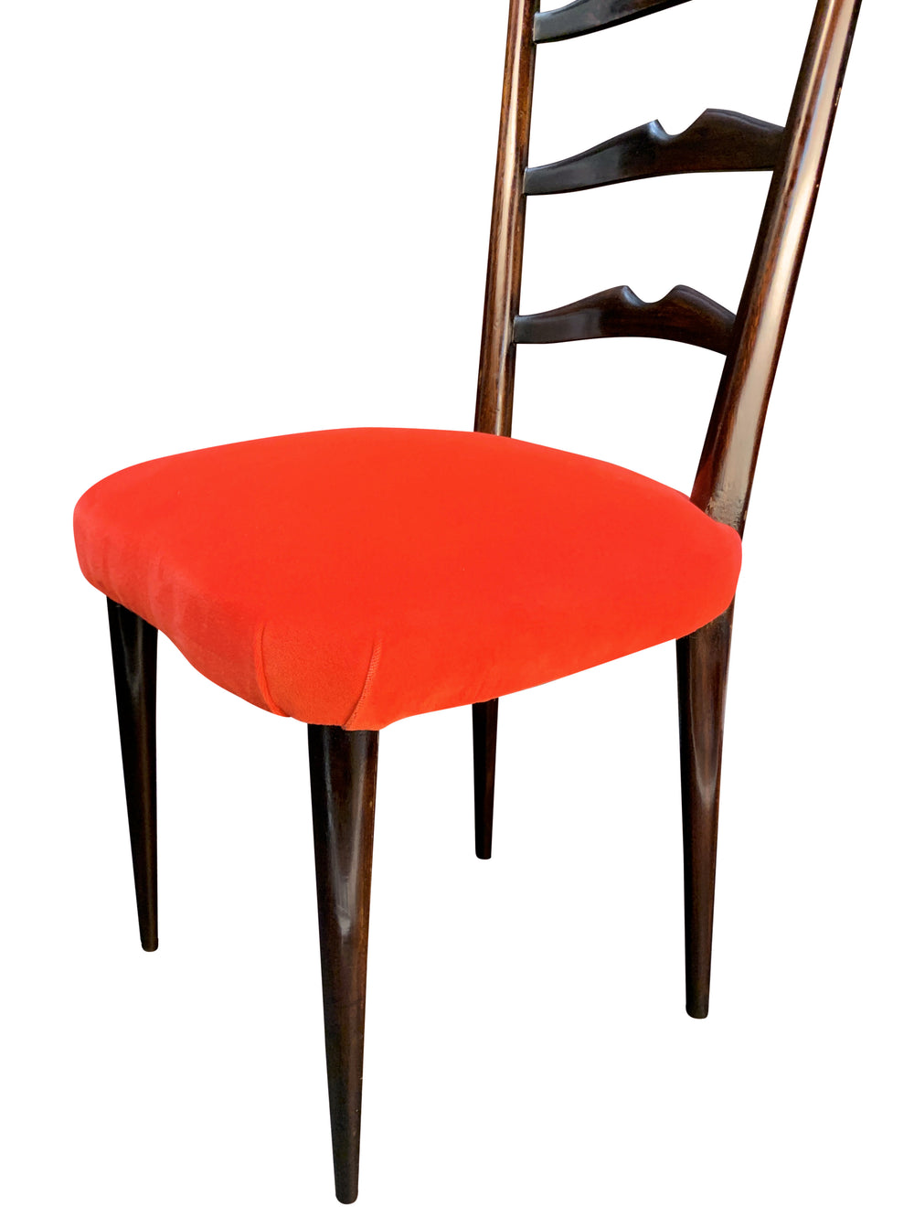Pair of Paolo Buffa Ladder-Back Hall Chairs, 1940s Italian Design