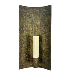 Set of Four French Brass Wall Sconces, 1970s