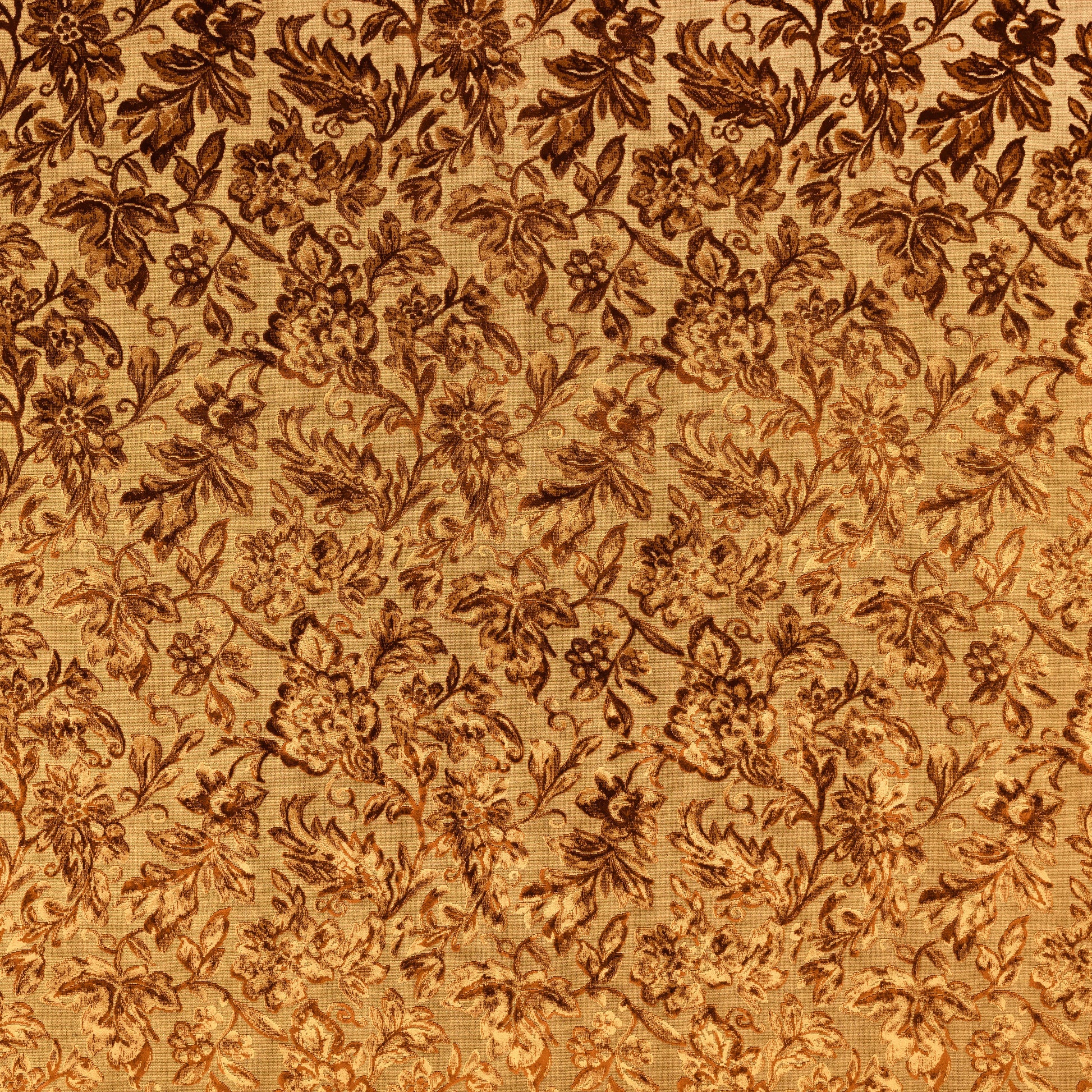 Daisy Floral Fringed Velvet Lampshade | Ochre | Tinker & Tallulah