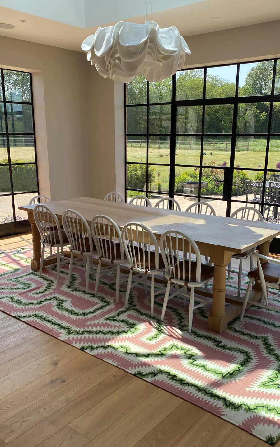 Moorish Pink Flatwoven Wool Rug  by Rapture & Wright | Amy Kent