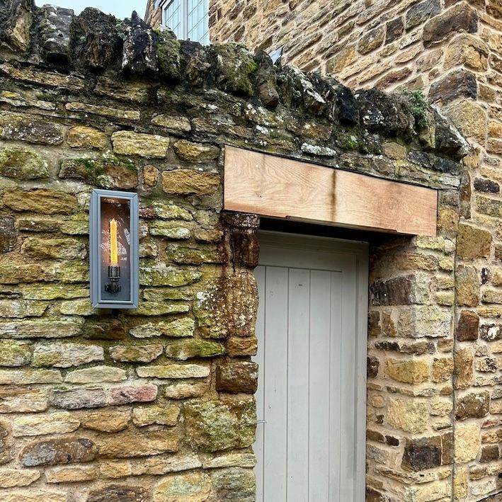 Windor Outdoor Box Light | Pewter | Cressida & Rose