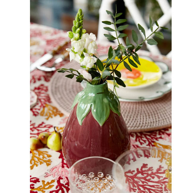 "Aubergine Bud Ceramic Vase | Casa JJ
"