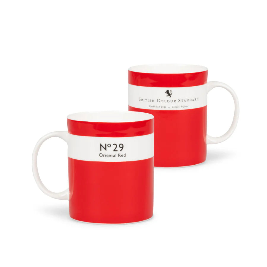 Oriental Red China Mug | British Colour Standard