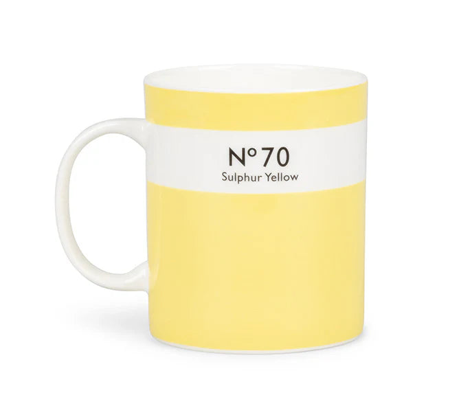 Sulphur Yellow Bone China Mug | British Colour Standard