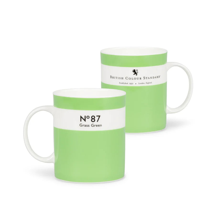 Grass Green China Mug | British Colour Standard