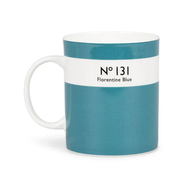 Florentine Blue Bone China Mug | British Colour Standard