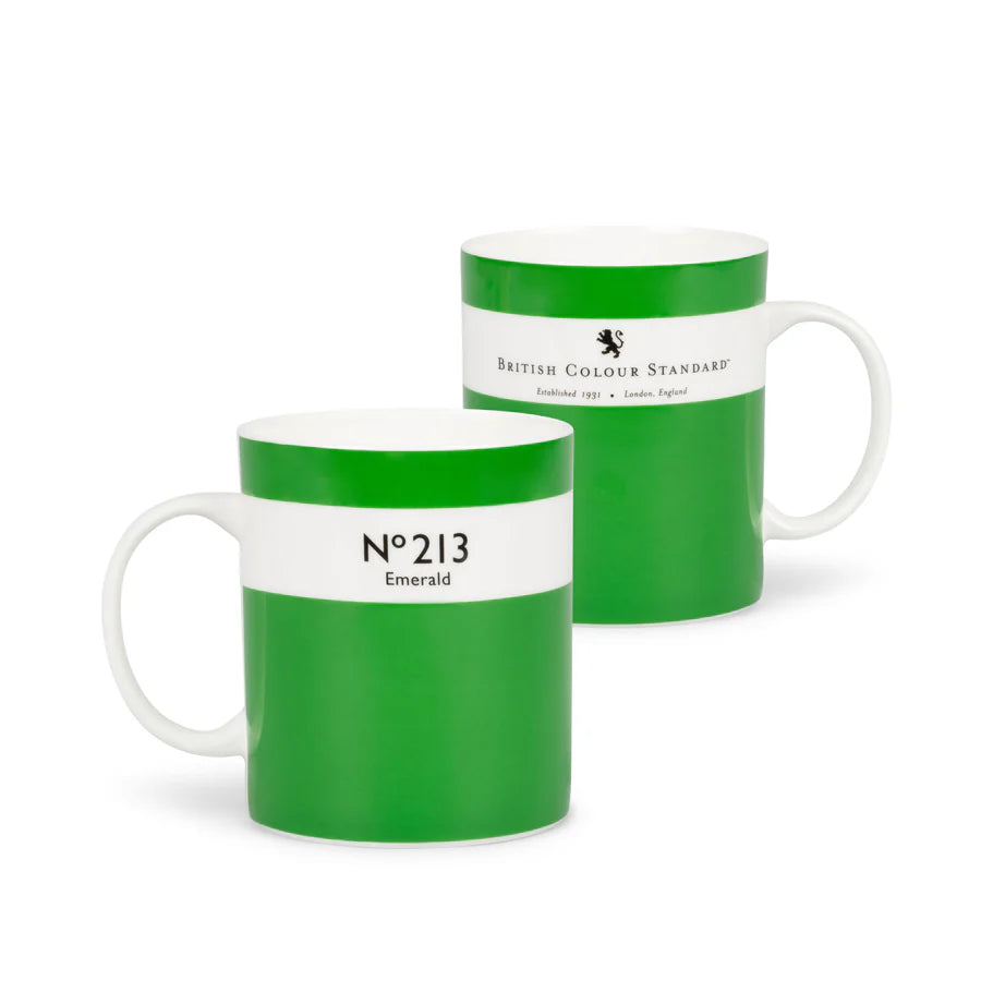Emerald Green Bone China Mug | British Colour Standard