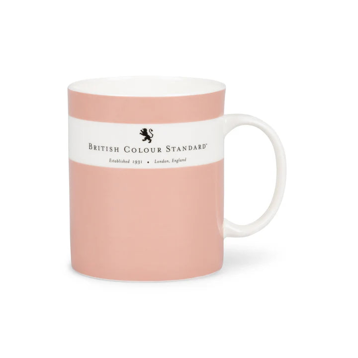 Old Rose/ Pink Bone China Mug | British Colour Standard