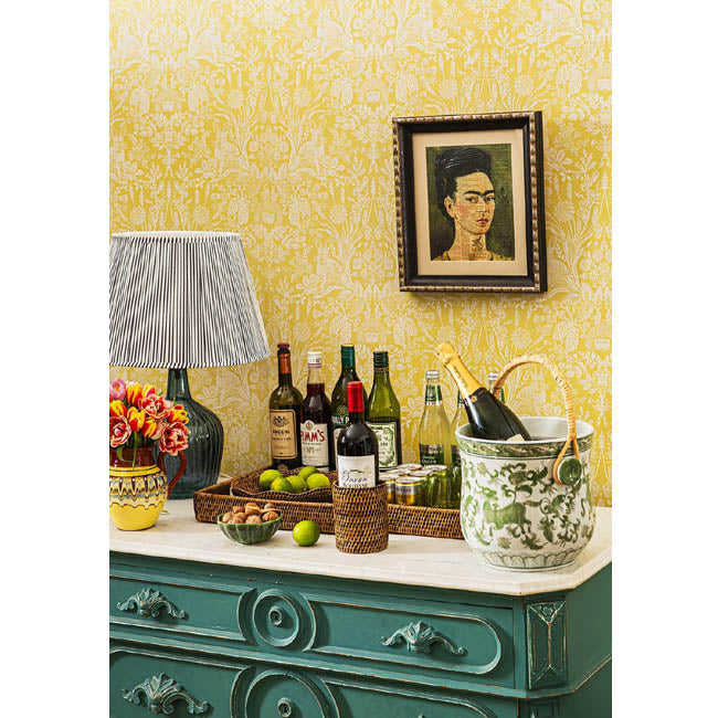 Bulgarian Pottery Yellow & Burgundy Jug | Casa JJ