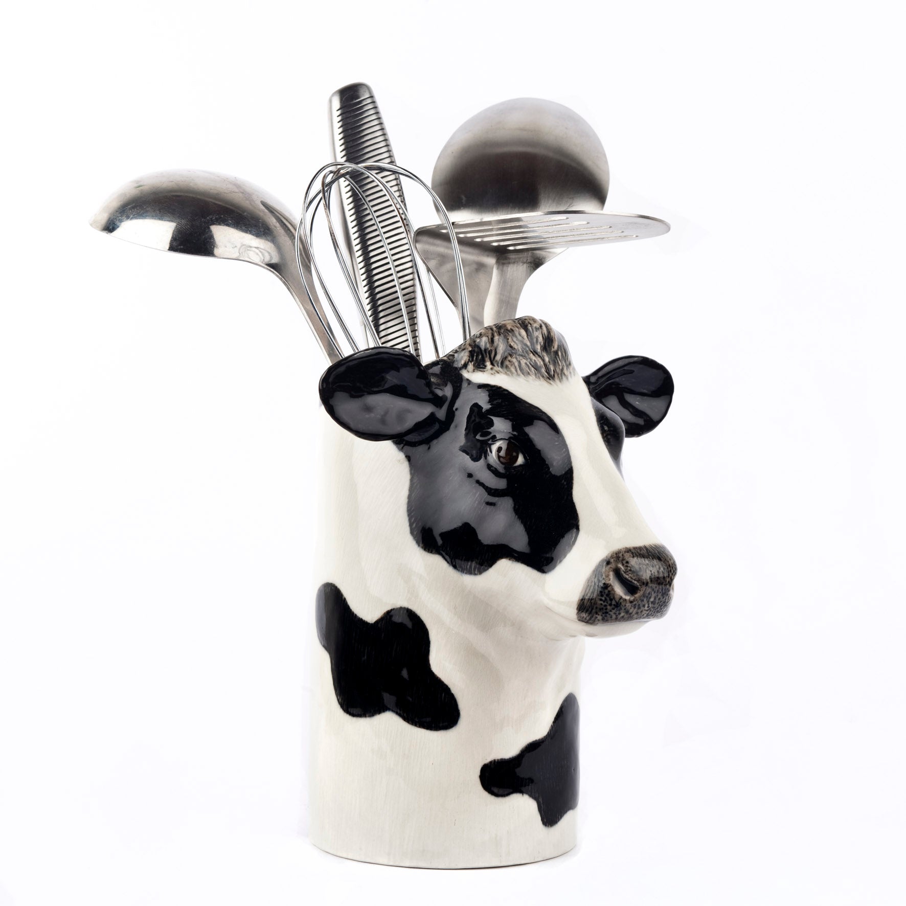 Fresian Cow Utensil Pot | Quail Ceramics