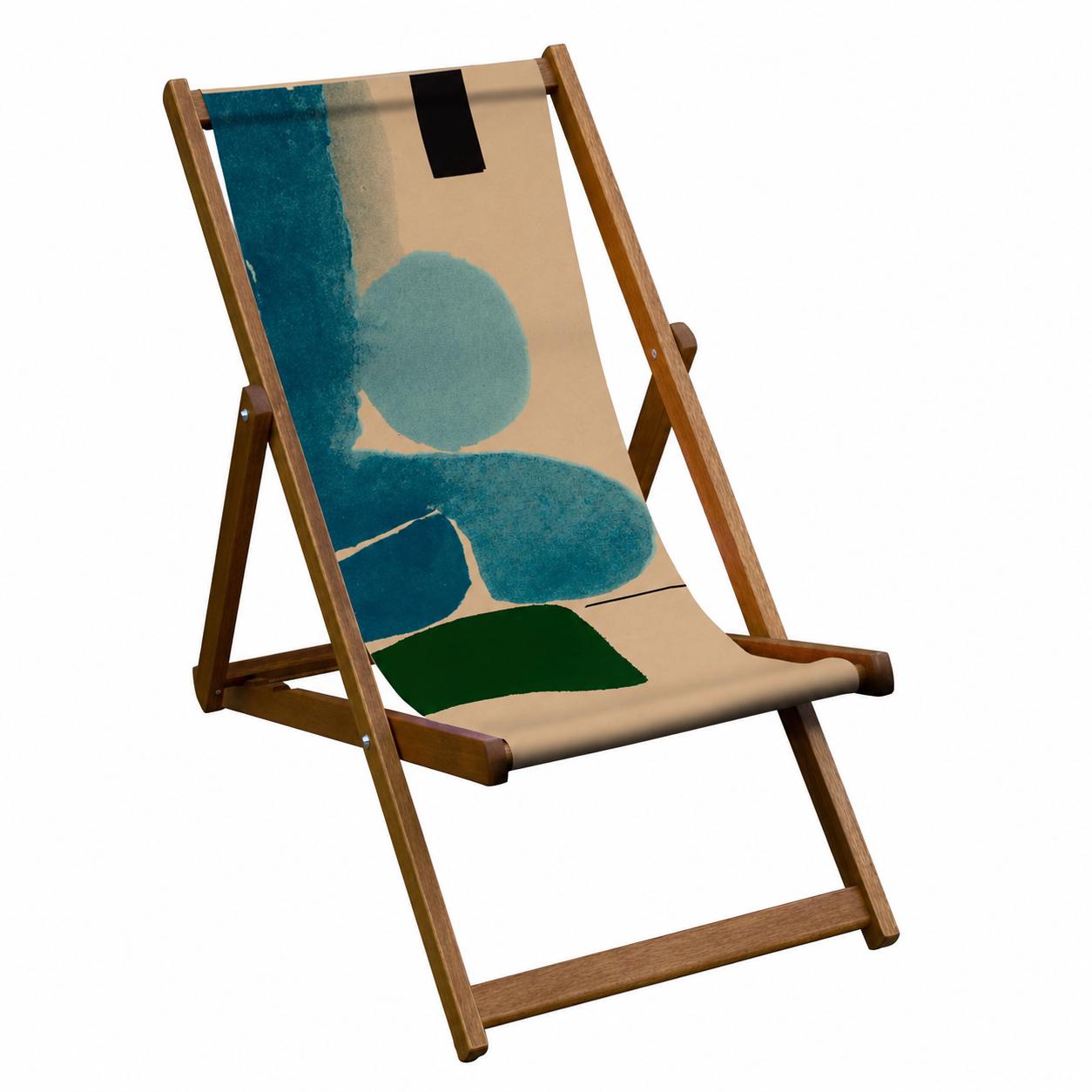 Vintage Inspired Wooden Deckchair- Point Of Contact - TATE - Victor Pasmore