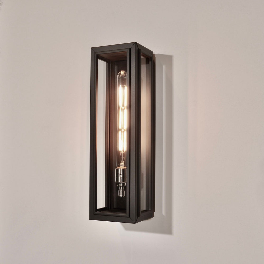 Windor Outdoor Box Light | Antique Black | Cressida & Rose