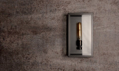 Chelsea Outdoor Box Light | Pewter | Cressida & Rose