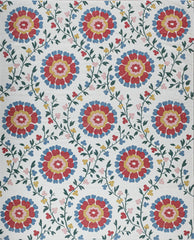 Floral Ogee By Daydress | Floral Flatwoven Wool Rug | Amy Kent