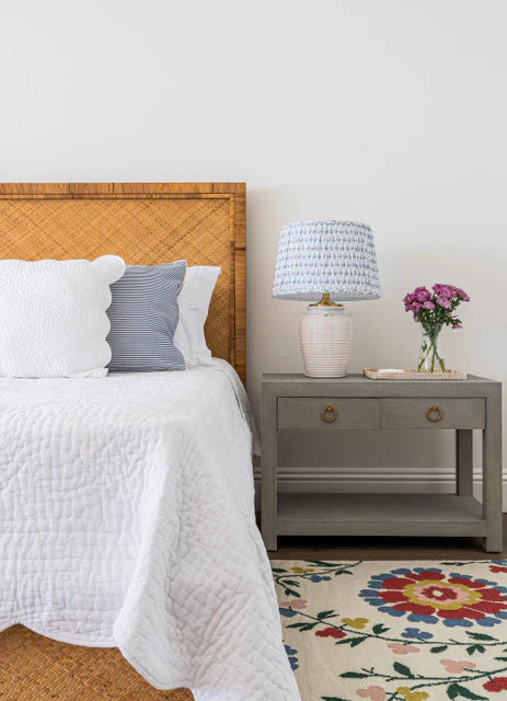 Floral Ogee By Daydress | Floral Flatwoven Wool Rug | Amy Kent