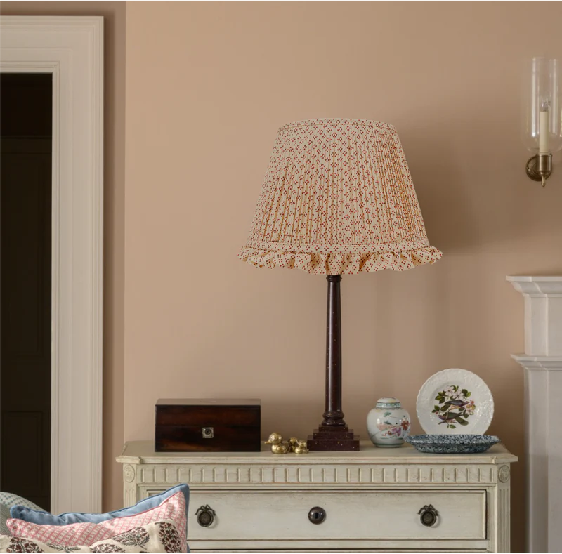 Four Leaf Clover Lampshade With Frill | Rosana Lonsdale