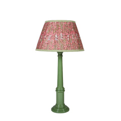 Pink & Green Floral Gathered Empire Lampshade| Kelling Home