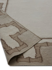 Greek Key Design Handwoven Rug | Cream & Taupe | Jennifer Manners x Salvesen Graham 