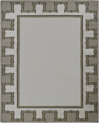 Greek Key Design Handwoven Rug | Cream & Moss | Jennifer Manners x Salvesen Graham 