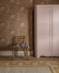 Greek Key Design Handwoven Rug | Cream & Mustard Yellow | Jennifer Manners x Salvesen Graham 