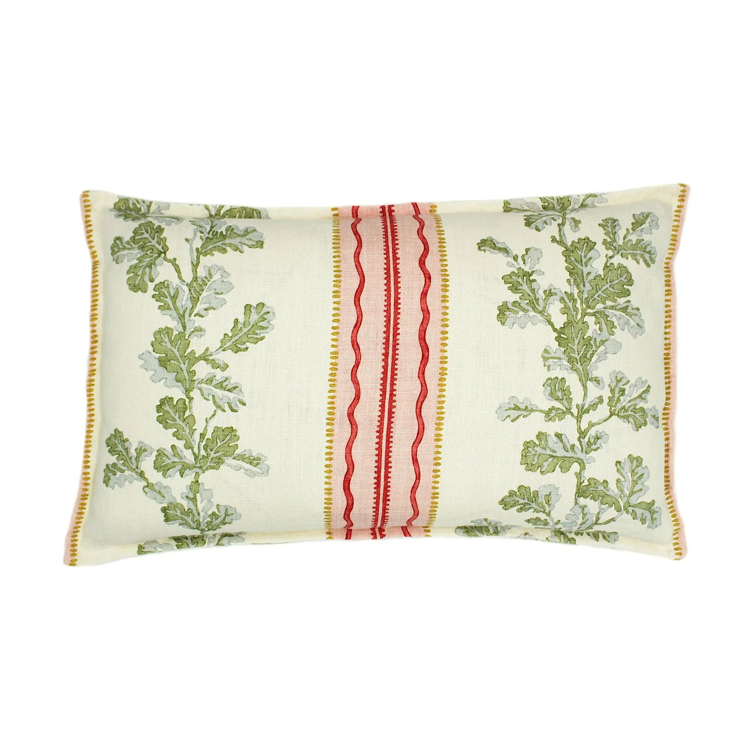 Hester | Pink & Green Floral Cushion | Linwood 