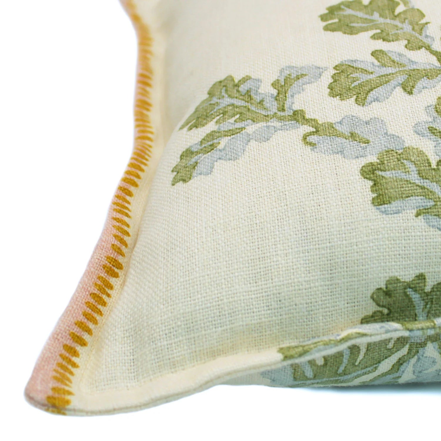 Hester | Pink & Green Floral Cushion | Linwood 