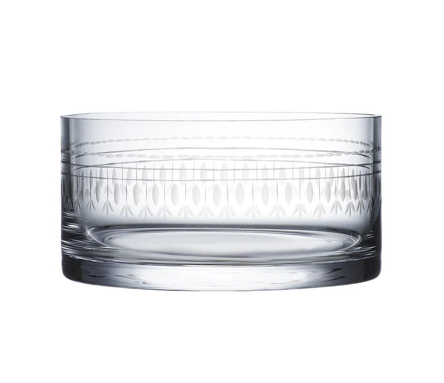 Crystal Ice Dish with Oval Design | The Vintage List