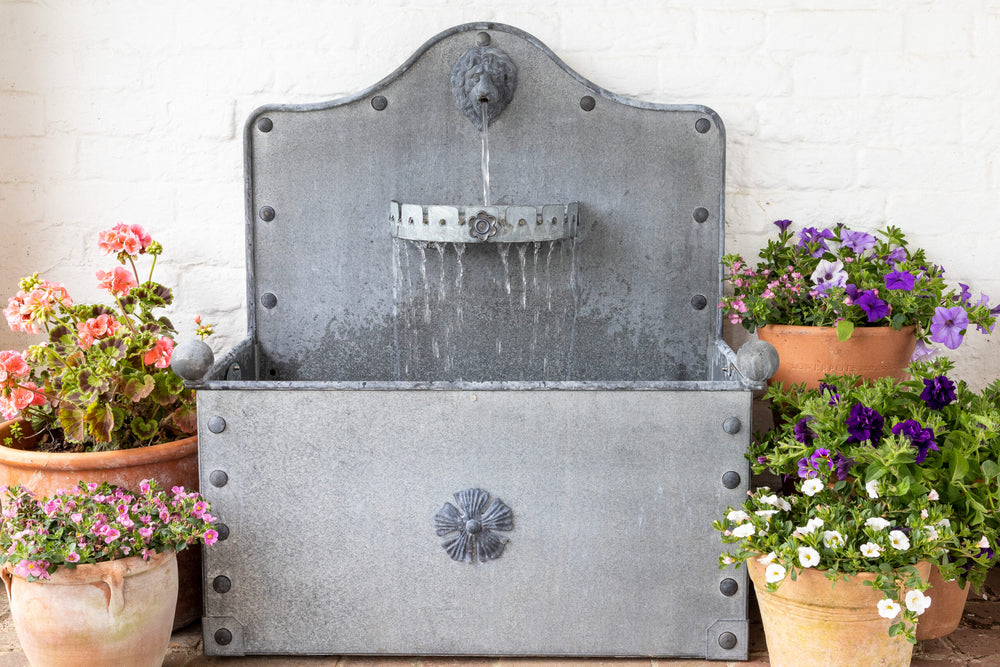 Handcrafted Galvanised Steel Water Feature | Arthur Jack