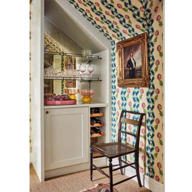 Medium Octagon Lacquered Tray | Pink | Casa JJ