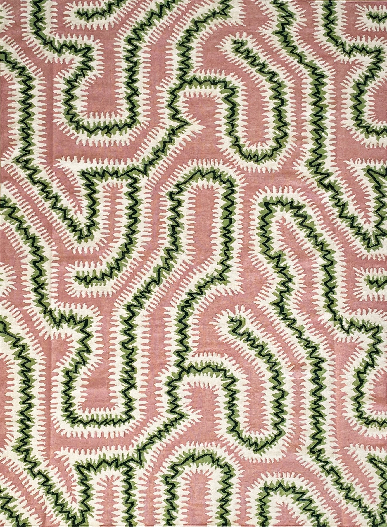 Moorish Pink Flatwoven Wool Rug  by Rapture & Wright | Amy Kent
