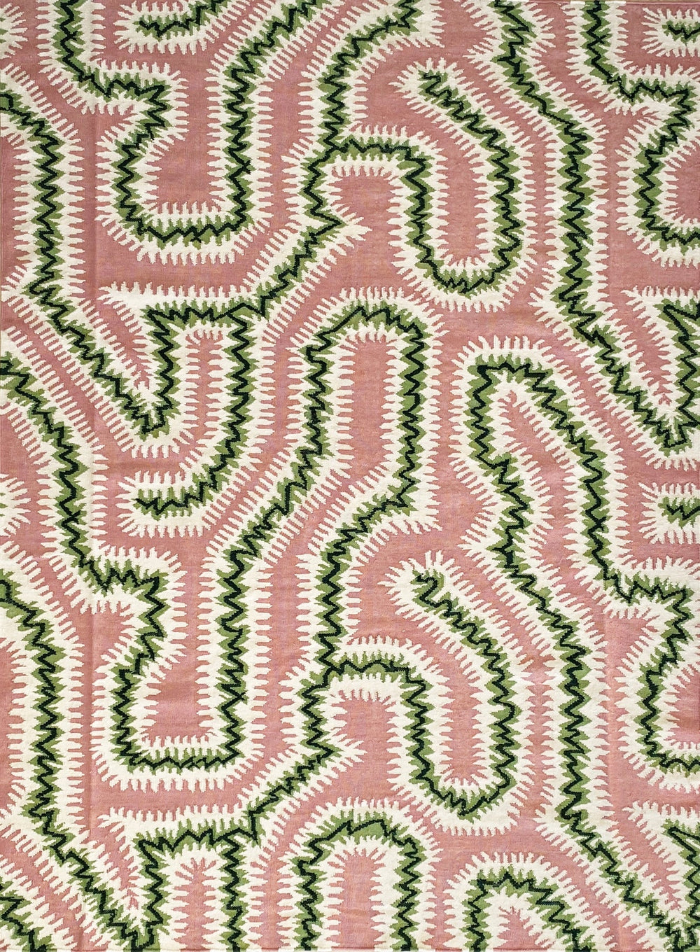 Moorish Pink Flatwoven Wool Rug  by Rapture & Wright | Amy Kent