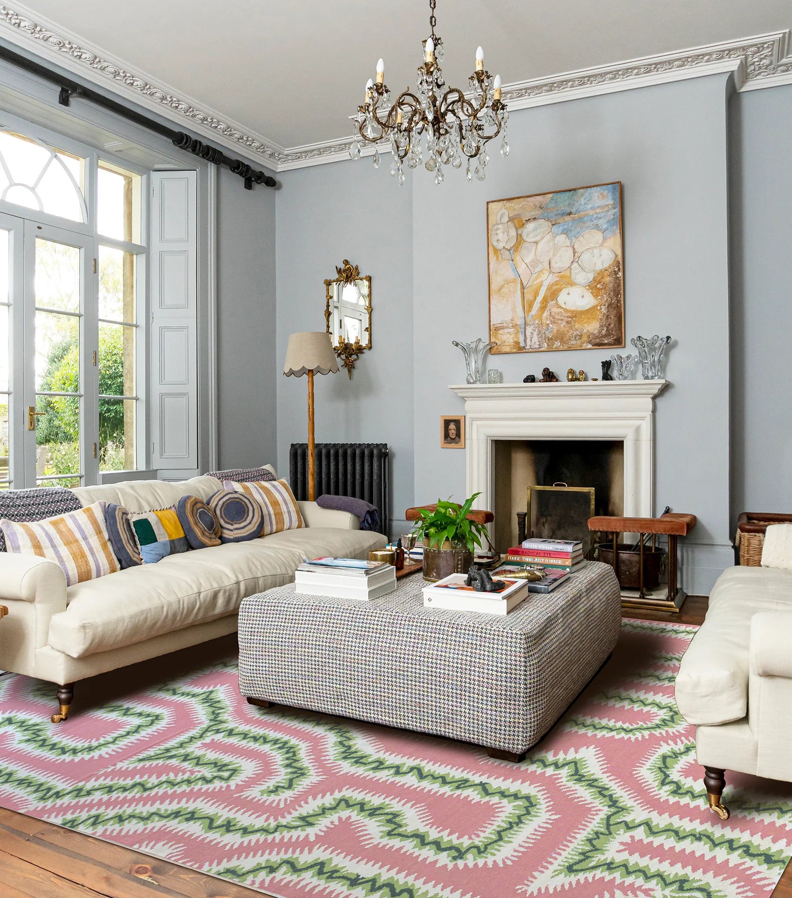 Moorish Pink Flatwoven Wool Rug  by Rapture & Wright | Amy Kent