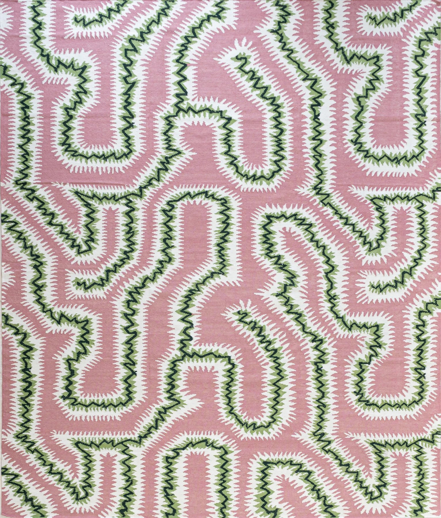 Moorish Pink Flatwoven Wool Rug  by Rapture & Wright | Amy Kent
