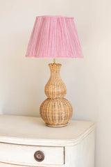 Rattan Gourd Lamp Base in Natural  | Patton House