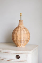 Natural Rattan Fig Lamp Base  | Patton House
