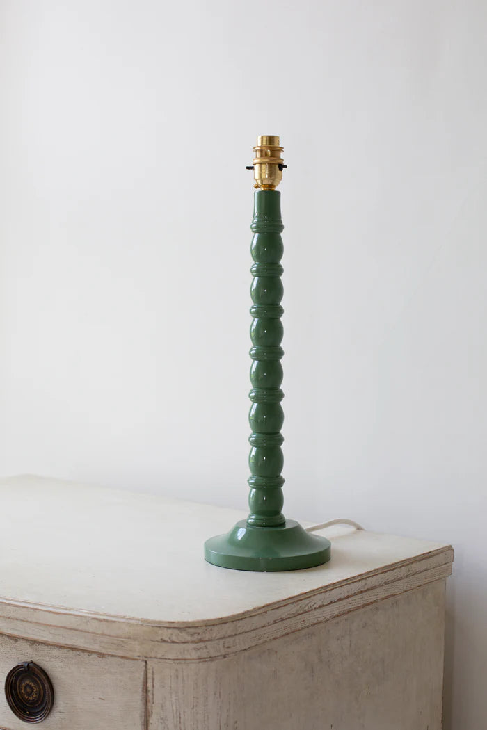 Bobbin Lamp in Moss Green | Patton House