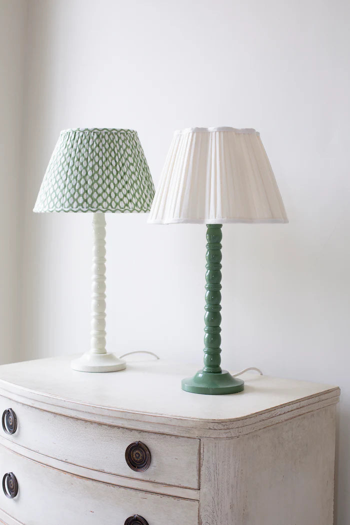 Bobbin Lamp in Moss Green | Patton House