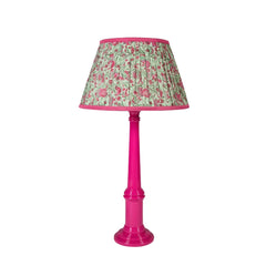 Green and Pink Floral Gathered Empire Lampshade | Kelling Home