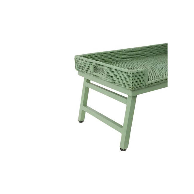 Rattan Breakfast Tray | Green | Casa JJ
