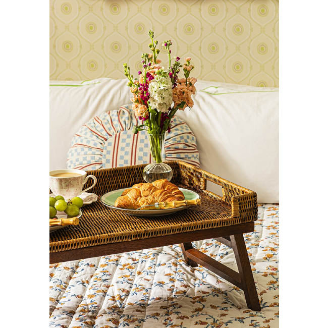 Rattan Breakfast Tray | Natural Brown | Casa JJ
