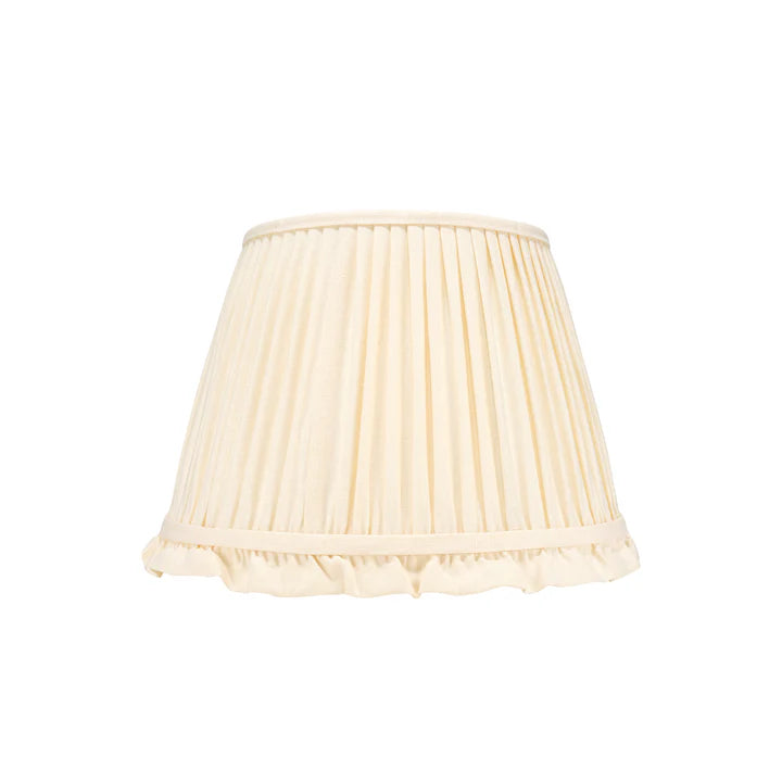 Cream Empire Lampshaded with Frill | Rosana Lonsdale