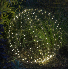 Solar LED Globe Pendant Garden Light