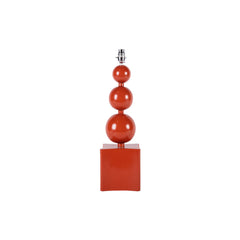 Triple Ball Table Lamp with High Gloss Finish | Orange | Kelling Home