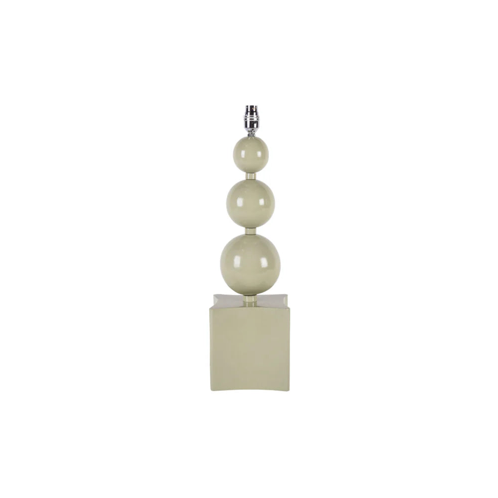 Triple Ball Table Lamp with High Gloss Finish | Light Green | Kelling Home