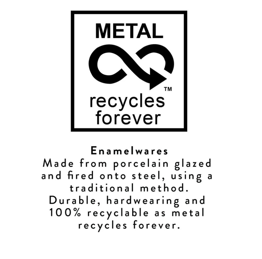 Set of 4 Enamel Tumblers in Bright White / Orange Flame, British Colour Standard